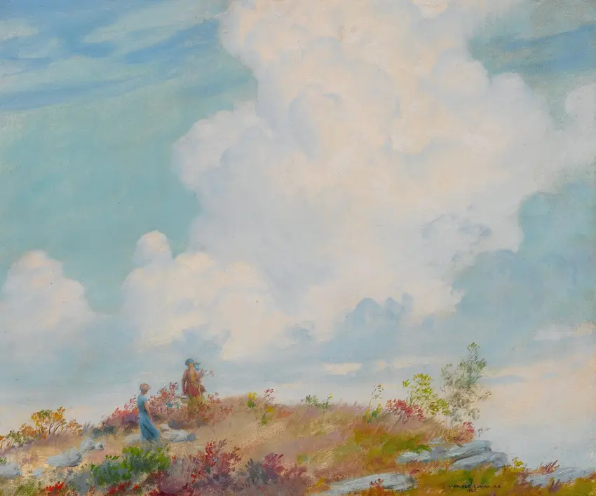 Pink Cloud Over Mountain (1925)